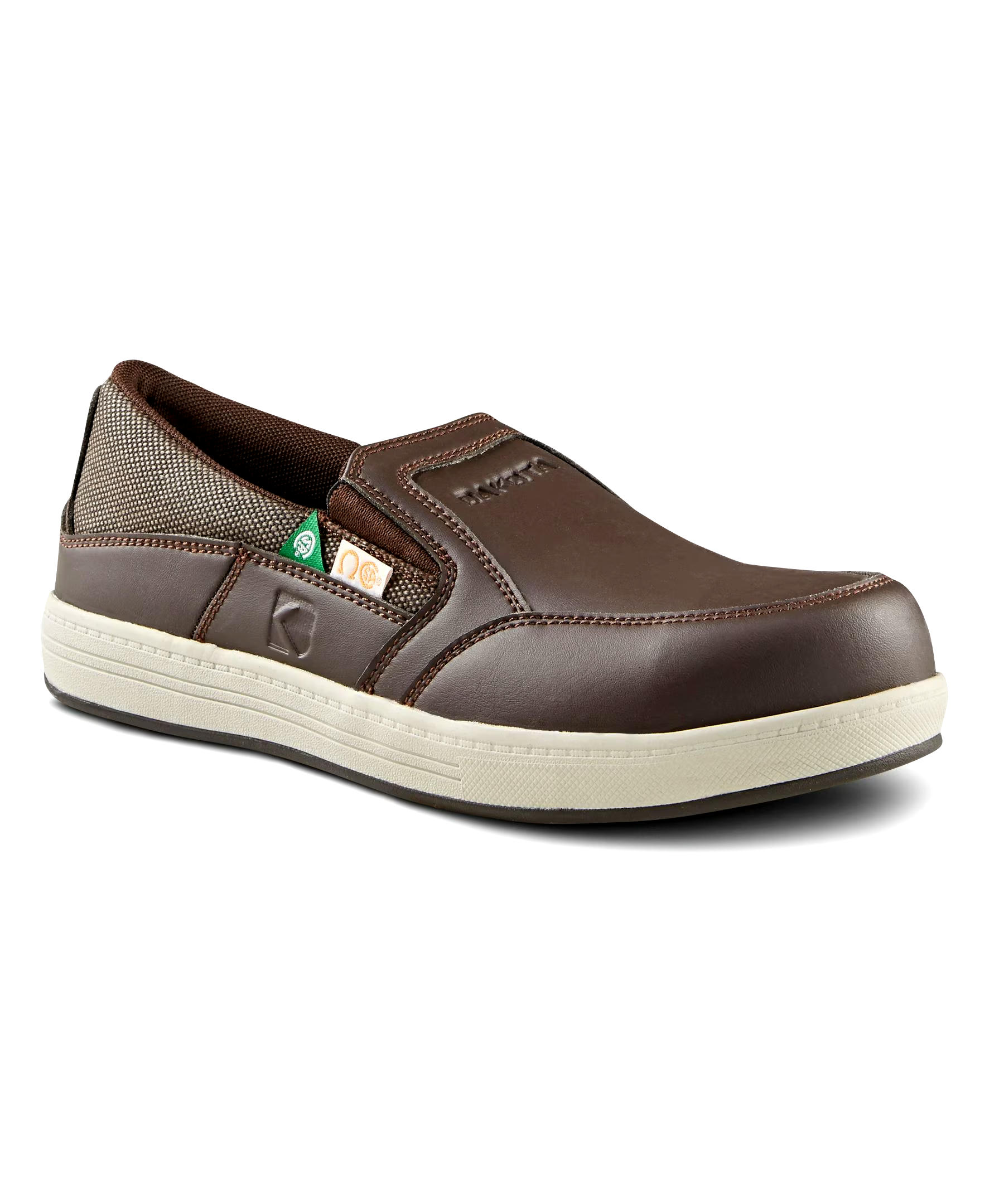 Dakota WorkPro Series Men's Steel Toe Steel Plate Street Sport FRESHTECH Slip On Safety Shoes - Brown