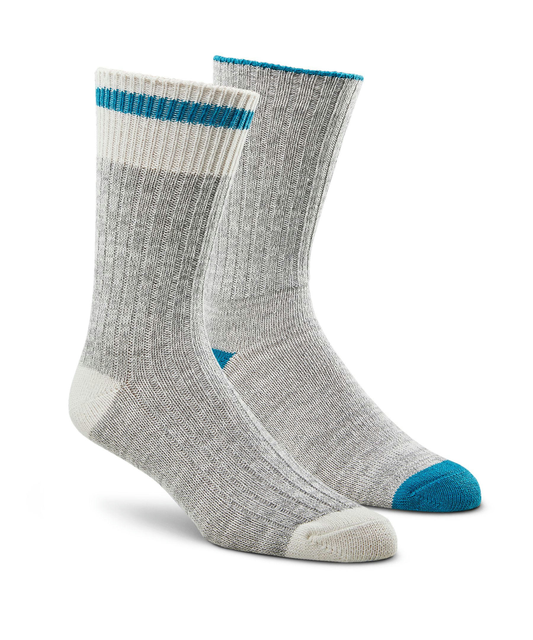 WindRiver Women's 2-Pack Quad Comfort Outdoor Casual Crew Socks