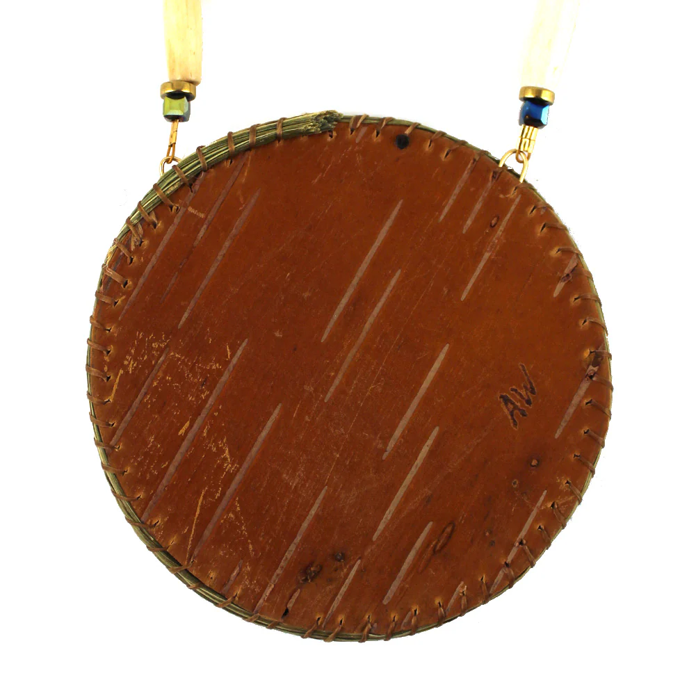 Amber Waboose Butterfly Medallion