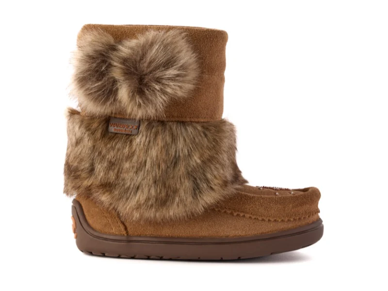 Waterproof Faux Fur Child Snowy Owlet