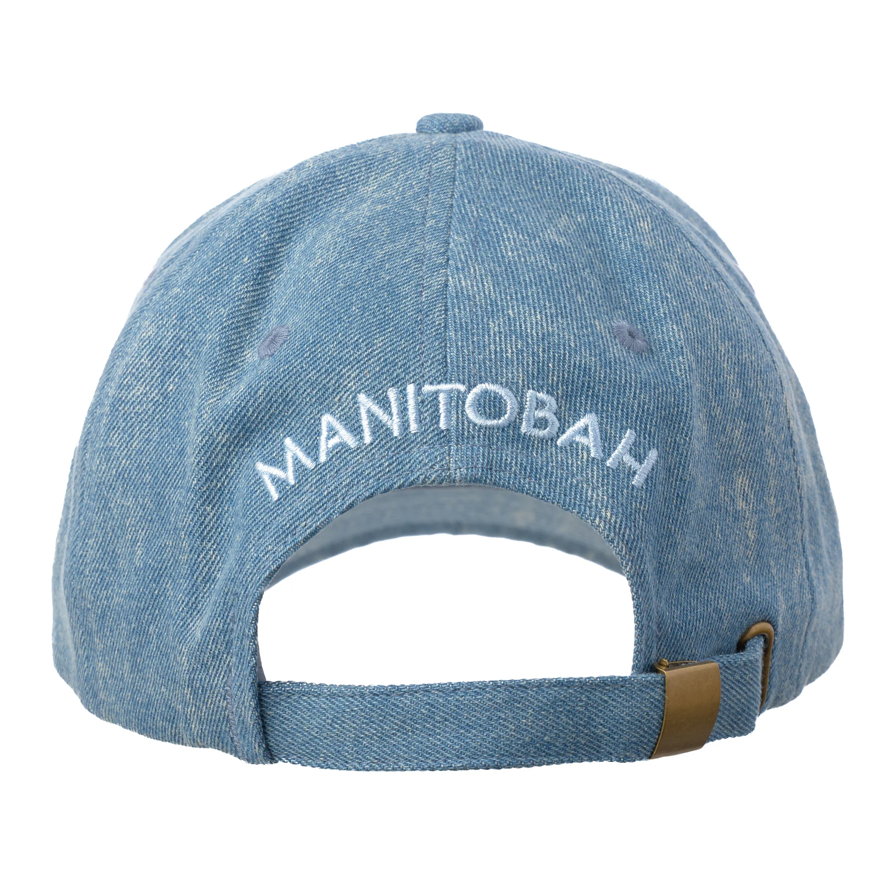 Blossom Stamp Denim Baseball Hat