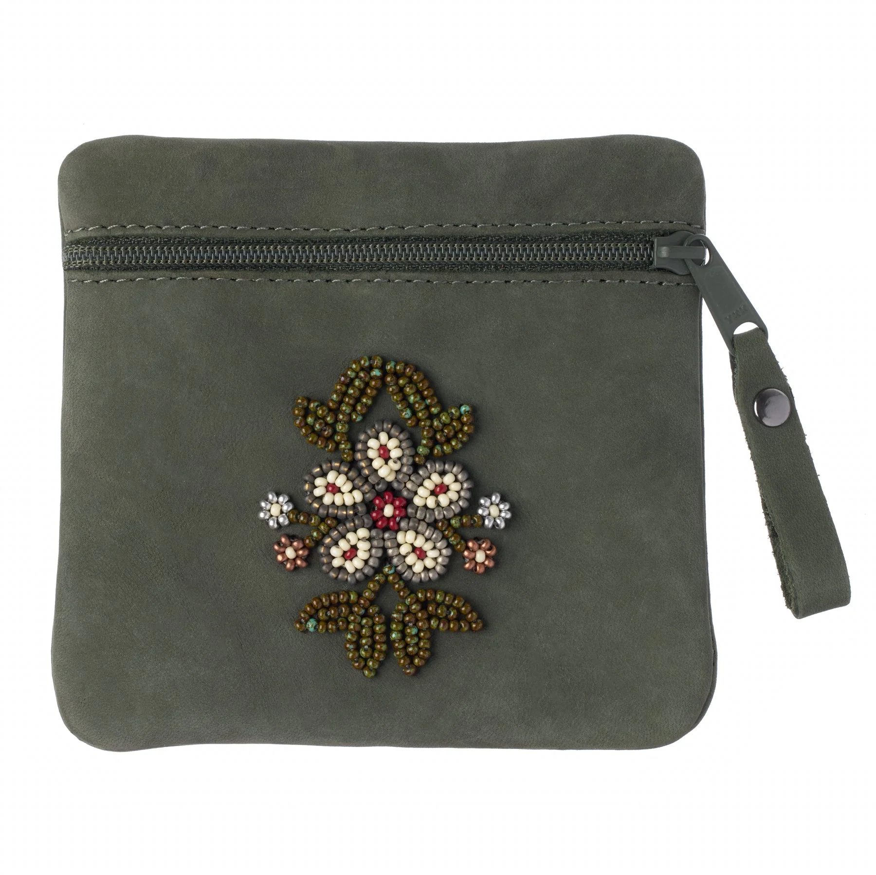 Floret Beaded Coin Purse