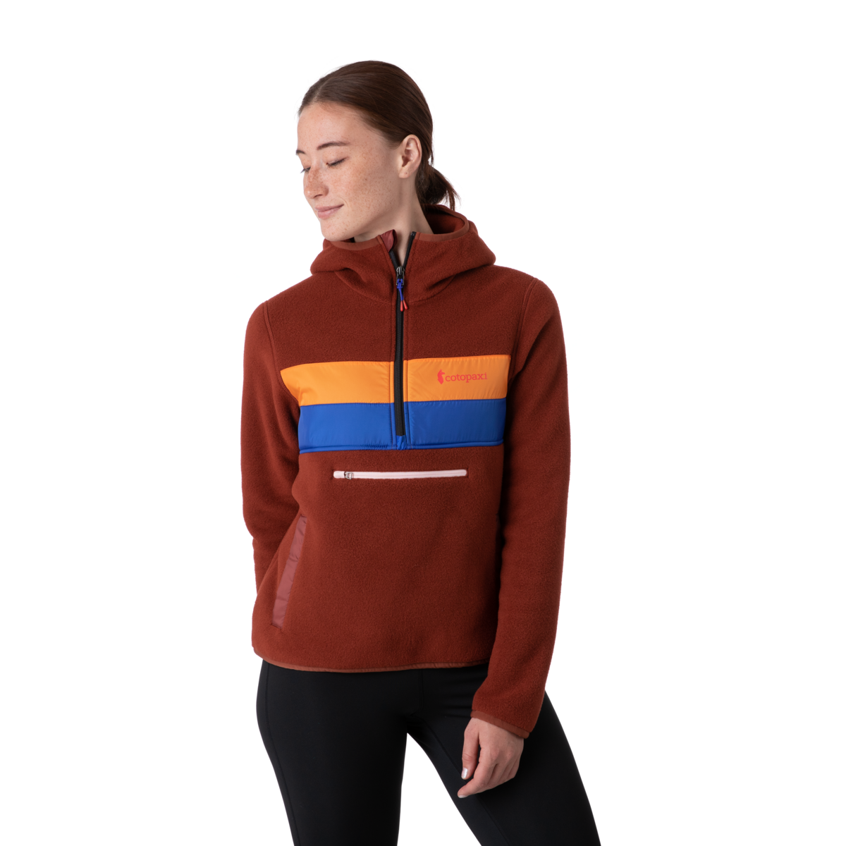 Teca Fleece Hooded Half-Zip Jacket - Recycled - Women's