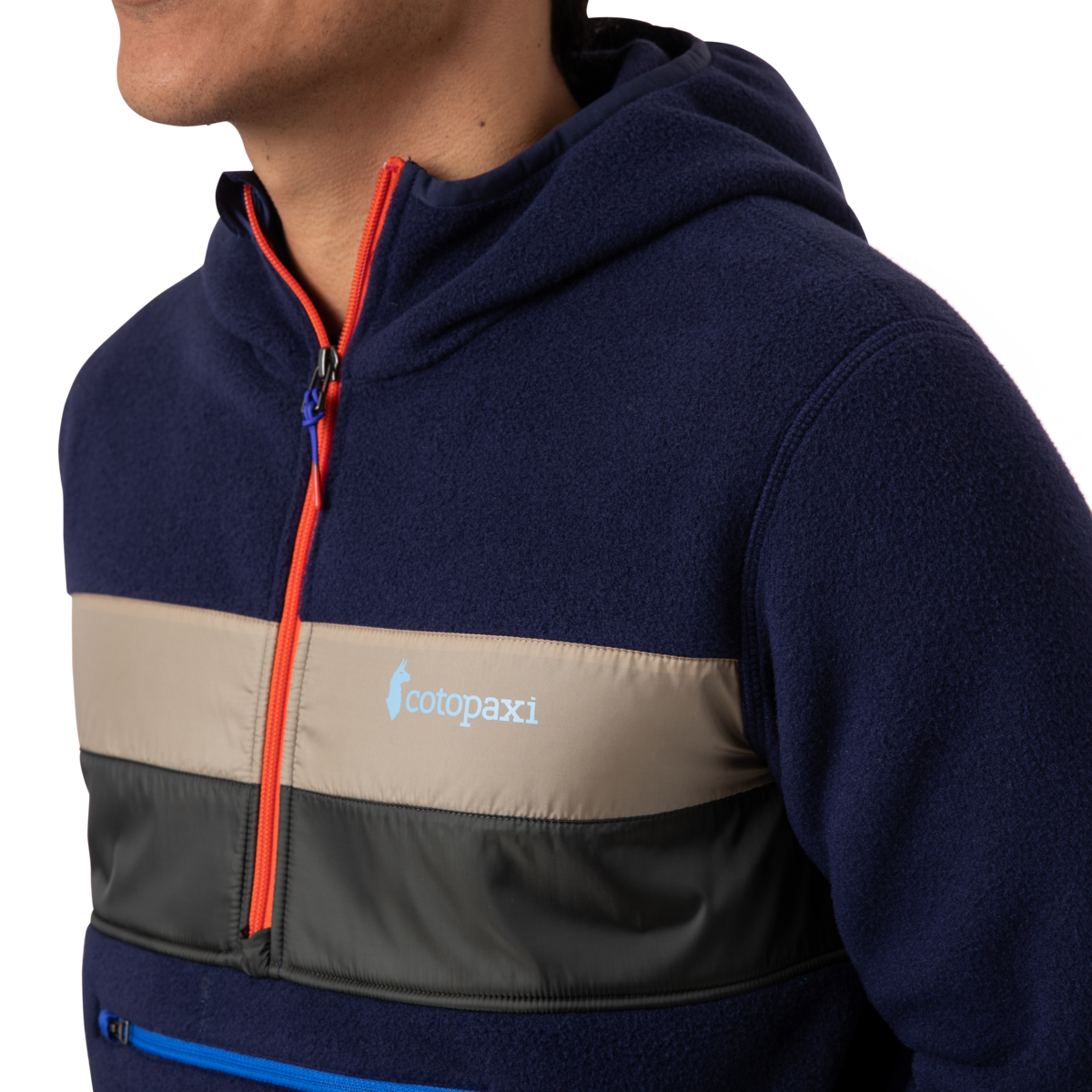 Teca Fleece Hooded Half-Zip Jacket - Recycled - Men's