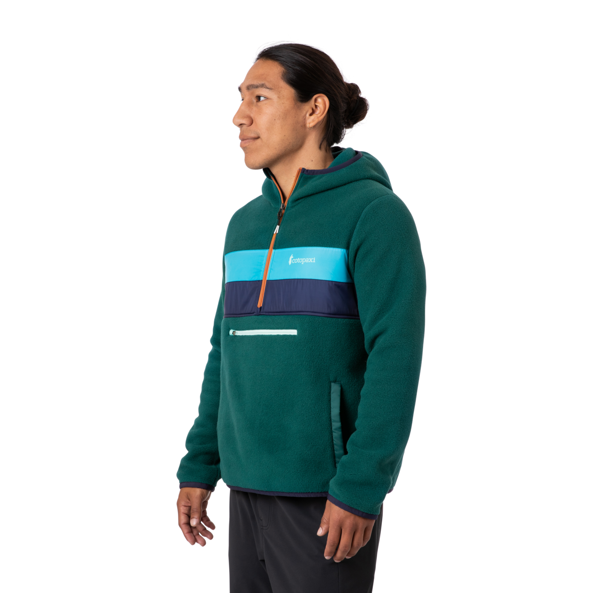 Teca Fleece Hooded Half-Zip Jacket - Recycled - Men's