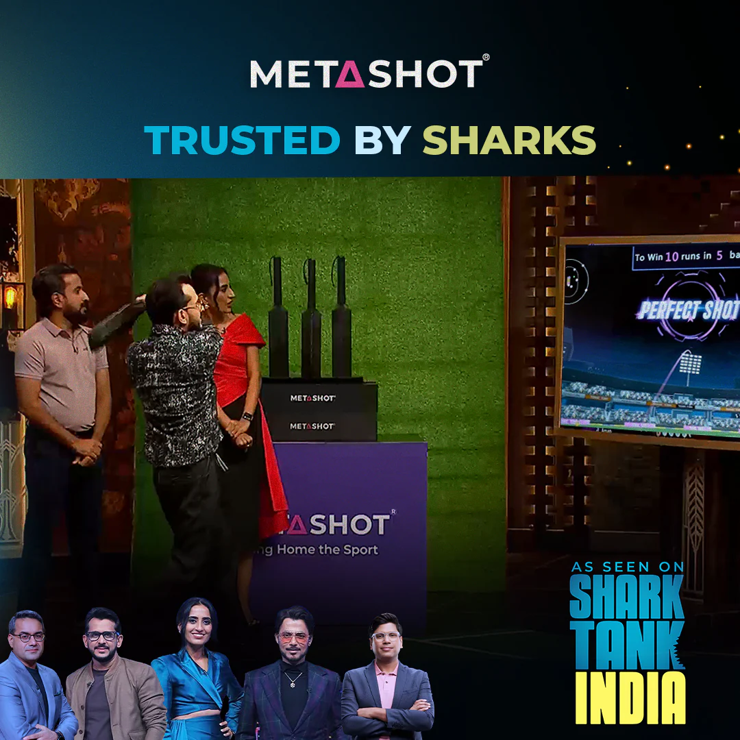 MetaShot Smart Bat Cricket Game (With Universal MHL TV Connector)