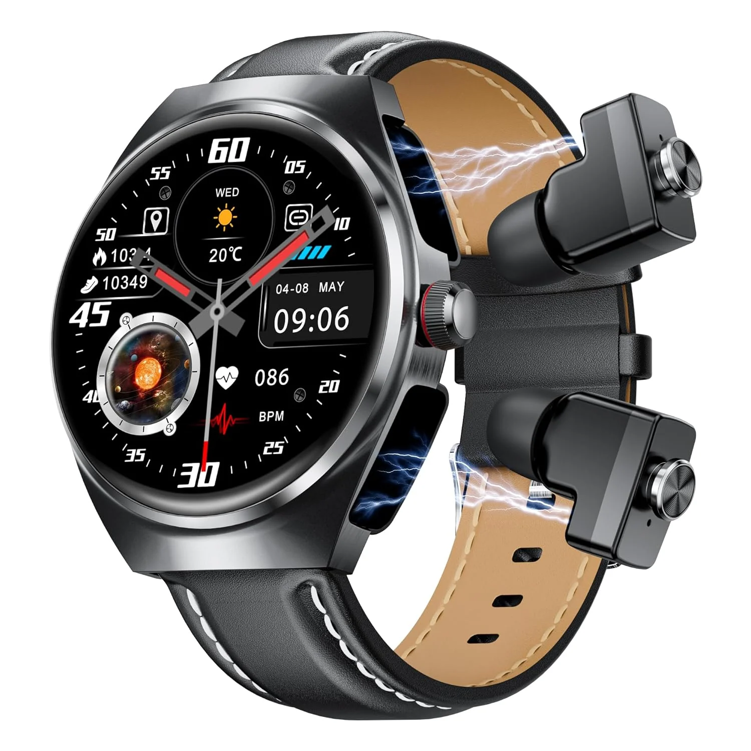 AI Dynamics SmartFit Pro watch With Bluetooth earbuds