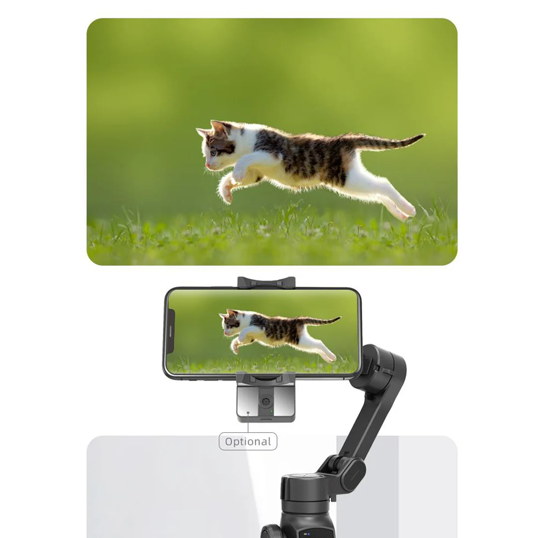 Smart Tracking Ai Gimbal 3-Axis Face Tracking Smartphone Gimbal Stabilizer