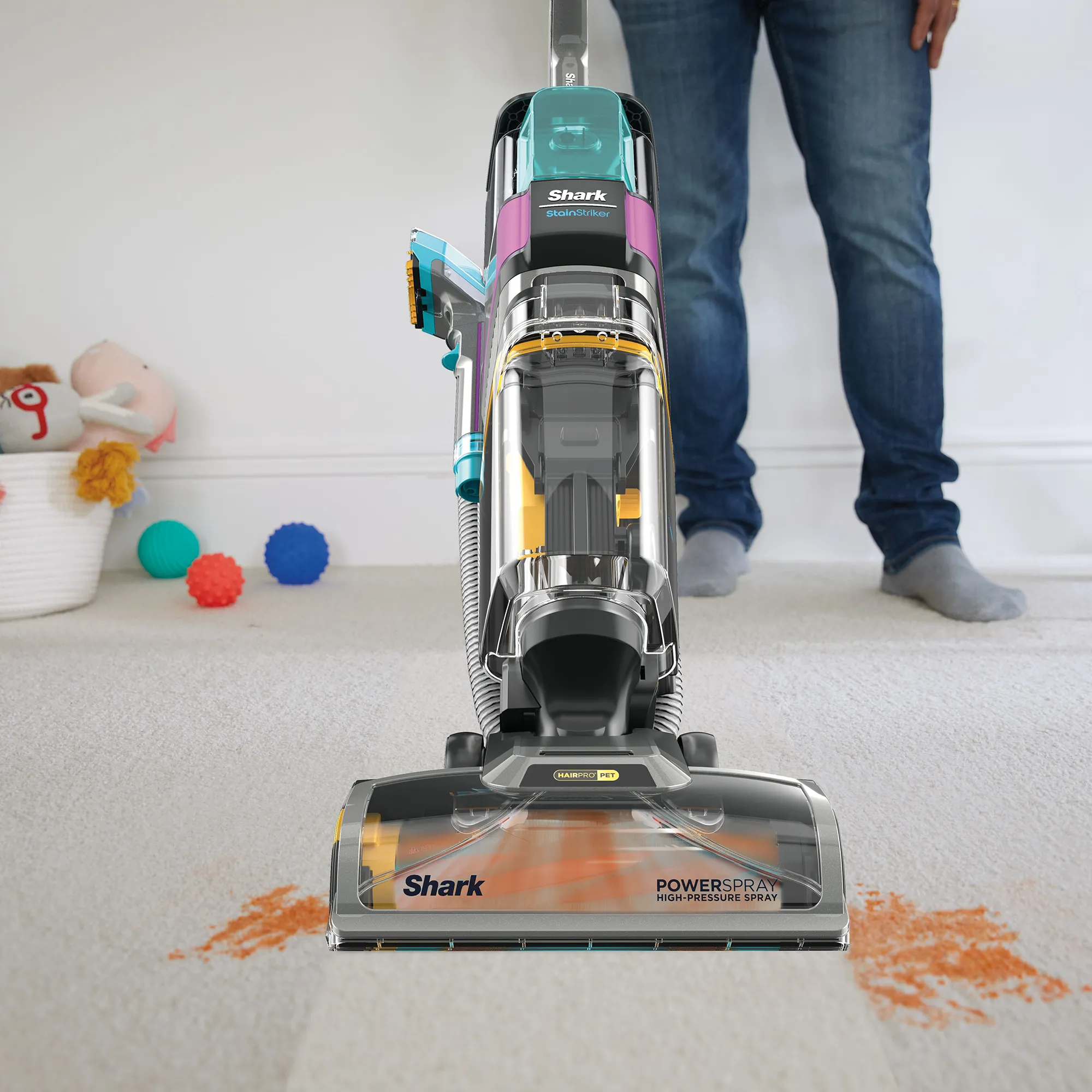 Shark CarpetXpert HairPro Pet with StainStriker