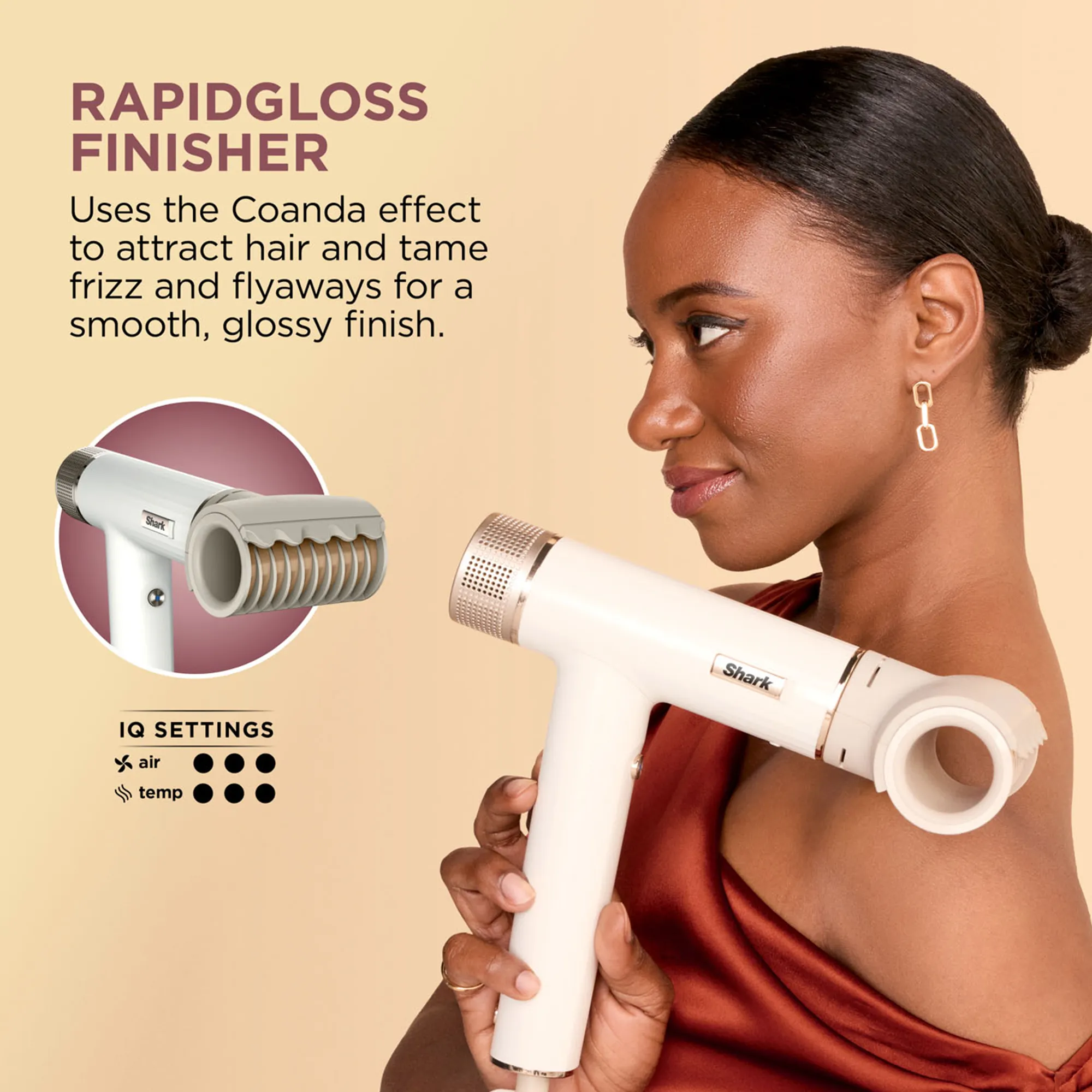 Shark SpeedStyle RapidGloss Finisher & High-Velocity Dryer