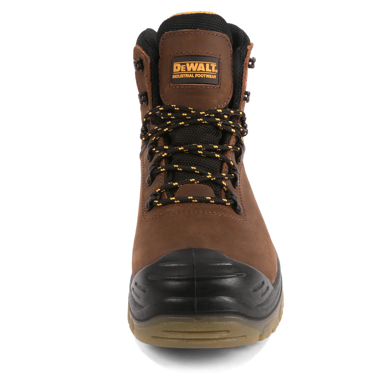 DeWalt Newark Waterproof Safety Boots Dark Brown Size 10