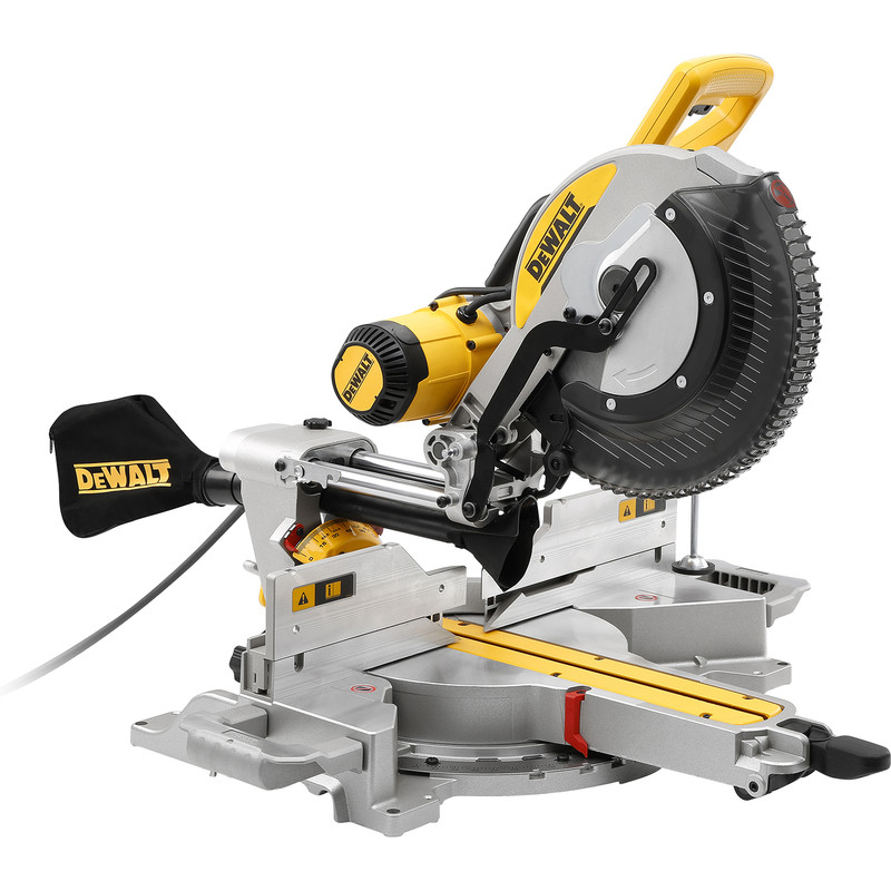 DeWalt 305mm Compound Slide Mitre Saw with XPS 110V