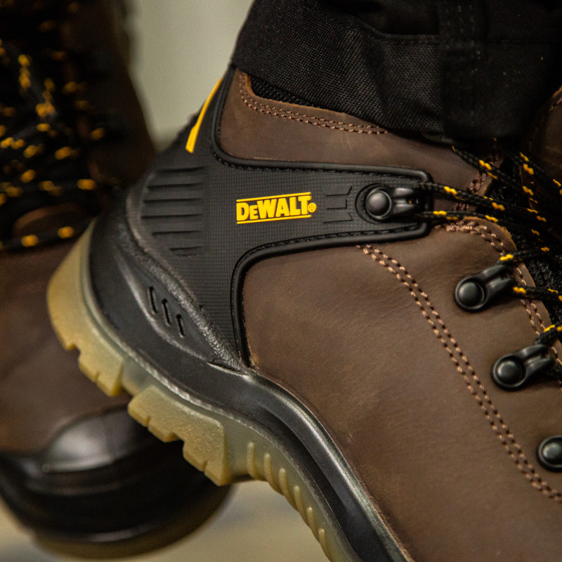 DeWalt Newark Waterproof Safety Boots Dark Brown Size 7