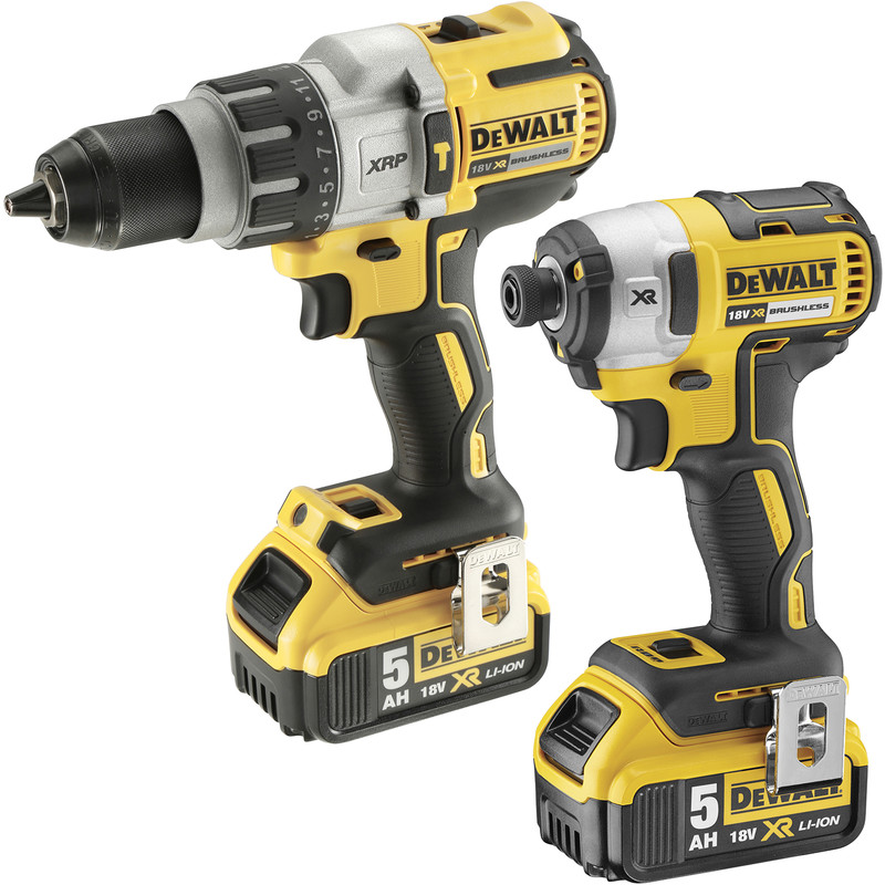 DeWalt DCK276 18V XR Combi Drill & Impact Driver Twin Pack 2 x 5.0Ah