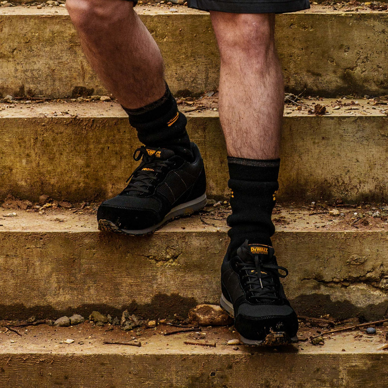 DeWalt Sarasota Pro Lite Safety Trainers Black/Grey Size 6