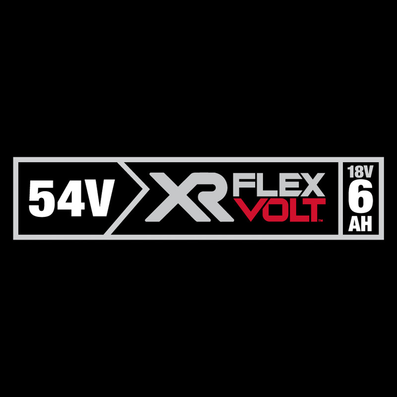 DeWalt DCS727 54V XR FlexVolt 250mm Double Bevel Slide Mitre Saw 2 x 6.0Ah