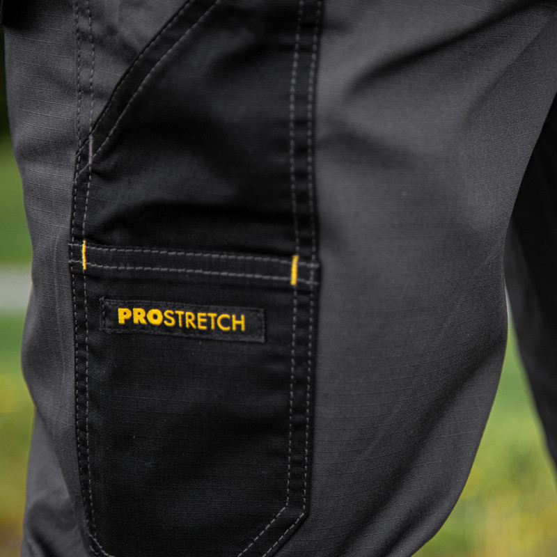 DeWalt Aspen Ripstop Stretch Holster Pocket Trousers Grey/Black 32"L