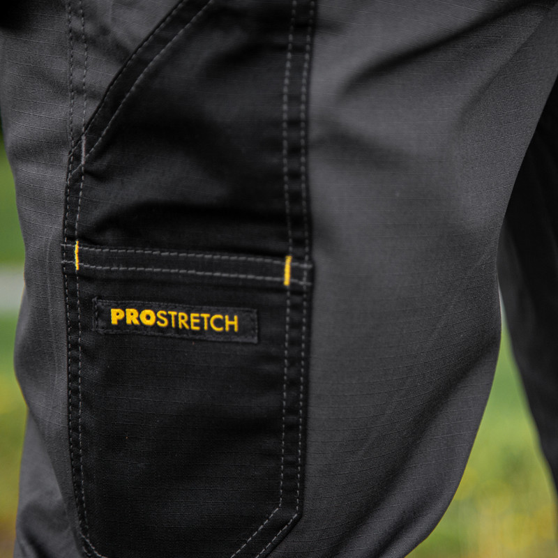 DeWalt Aspen Ripstop Stretch Holster Pocket Trousers Grey/Black 40" S