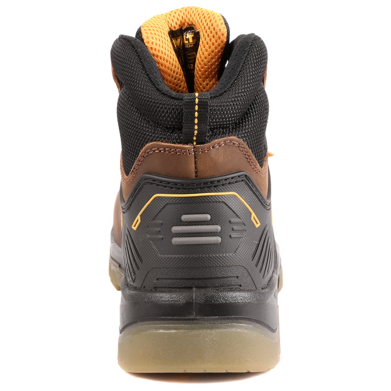 DeWalt Newark Waterproof Safety Boots Dark Brown Size 12