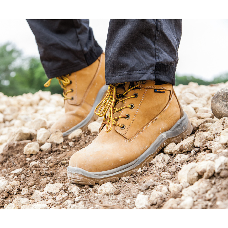 DeWalt Titanium Waterproof Safety Boots Wheat Size 12