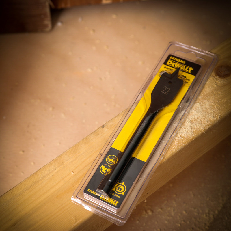 DeWalt Extreme Impact Rated Flat Wood Drill Bit 22 x 152mm