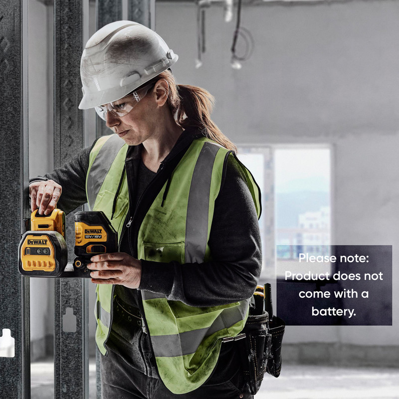 DeWalt DCE088D1G18-GB 18V Cross-Line Green Laser Level Body Only