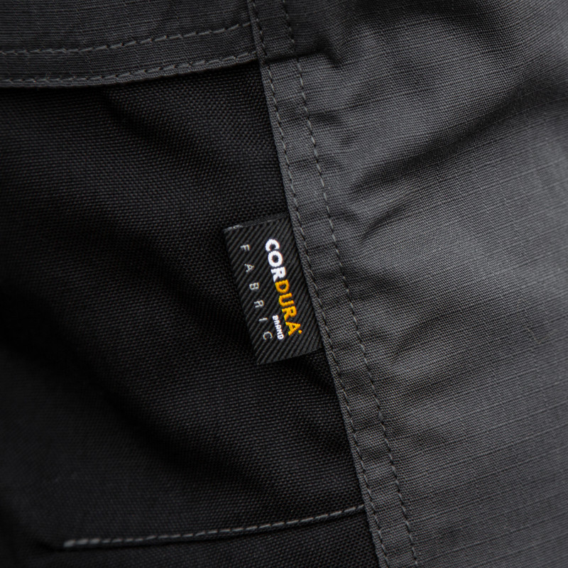 DeWalt Aspen Ripstop Stretch Holster Pocket Trousers Grey/Black 40" R