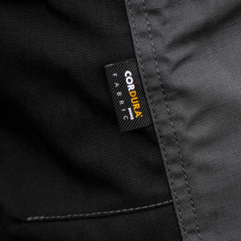 DeWalt Aspen Ripstop Stretch Holster Pocket Trousers Grey/Black 34" S