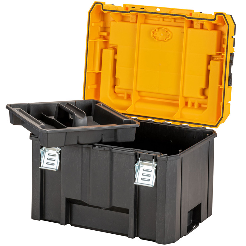 DeWalt TSTAK 2.0 Deep Organiser Top & High Capacity Organiser Combo