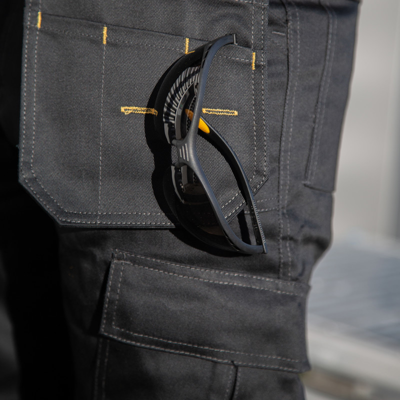 DeWalt Reinforcer Safety Glasses Smoke