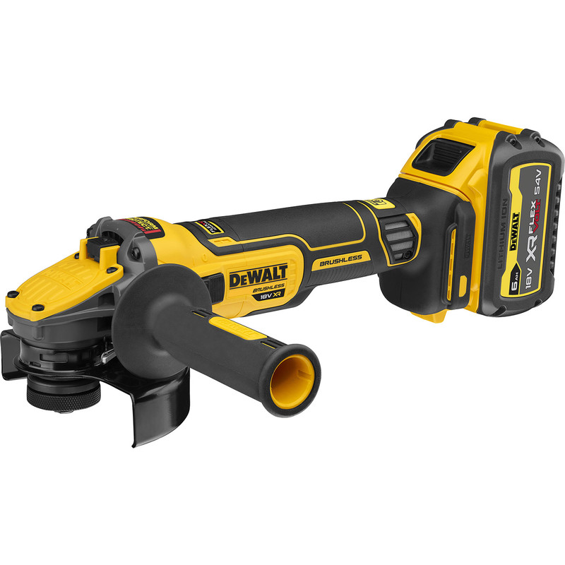 DeWalt 18V XR Flexvolt Advantage High Power 125mm Angle Grinder 1 x 6.0Ah