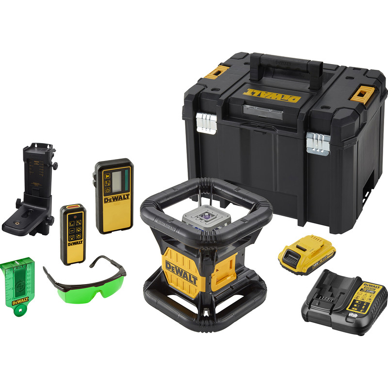 DeWalt 18V XR Rotary Green Laser 1 x 2.0Ah