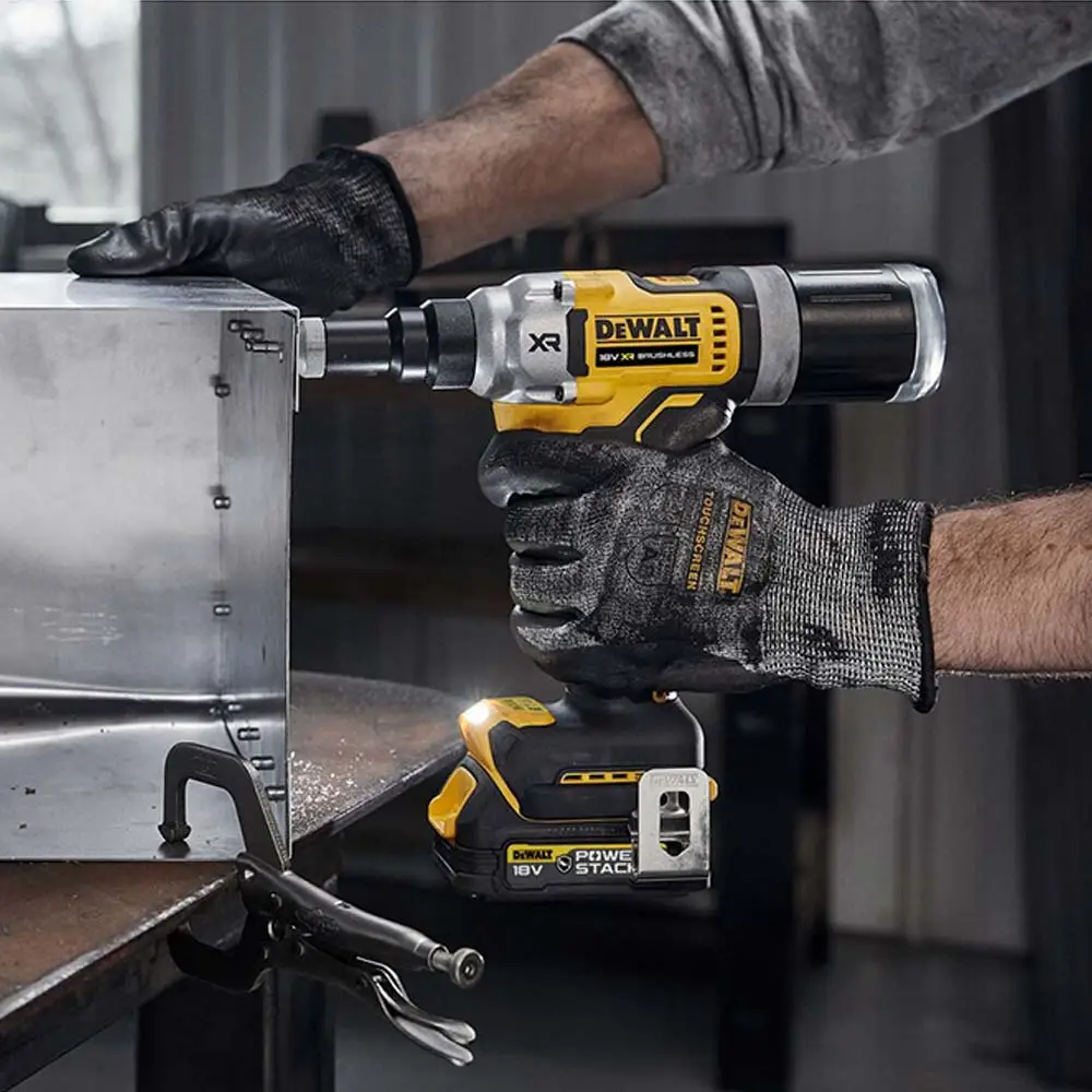 DEWALT 18V XR Brushless 6.4mm Rivet Tool Skin w/ TSTAK DCF414NT-XJ