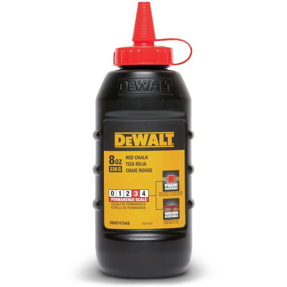 DEWALT 8oz Red Chalk Refill DWHT47048L