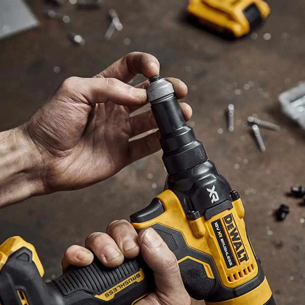 DEWALT 18V XR Brushless 2.4-4.8mm Rivet Tool Skin w/ TSTAK DCF403NT-XJ