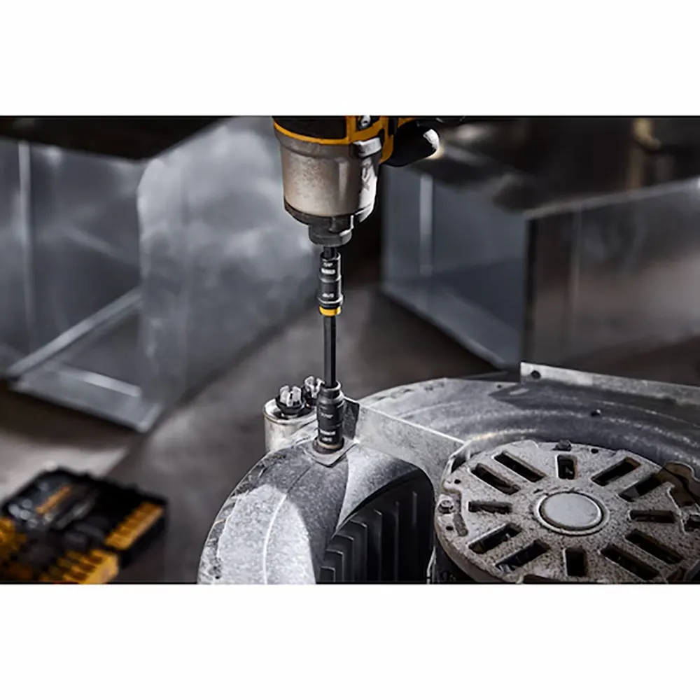 DEWALT 1/4 x 5/16 & 3/8 x 7/16 + 6�?Magnetic D/Ended Ext Bit Nutsetter DWADENDEXT-2