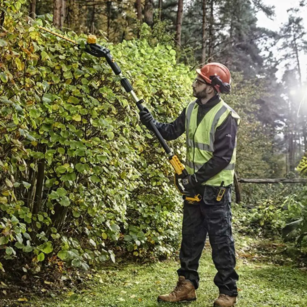 DEWALT 18V XR Brushless 55cm (22") Pole Hedge Trimmer Skin DCMPH566N-XE