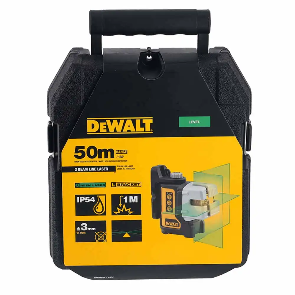 DEWALT Multi Line Laser Level Green Beam DW089CG-XJ