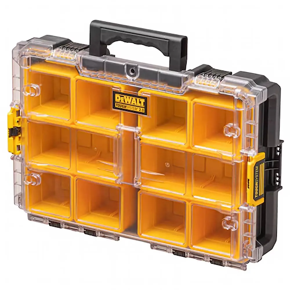 DEWALT Toughsystem 2.0 Clear Lid Organiser DS100 DWST83394-1