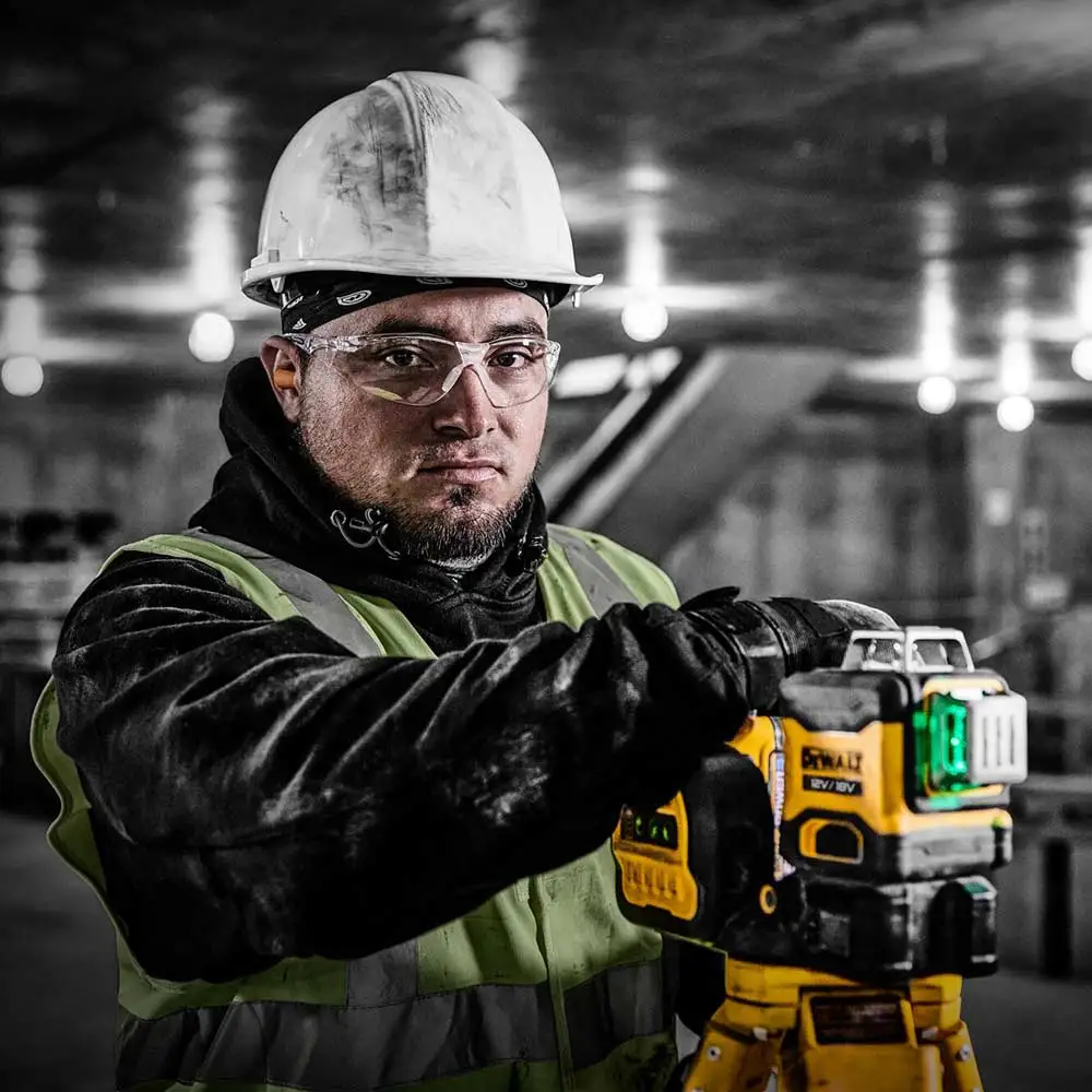 DEWALT 18V 2.0Ah 3x360 Degree Green Beam Multi-Line Laser Level Kit DCE089D1G18-XE