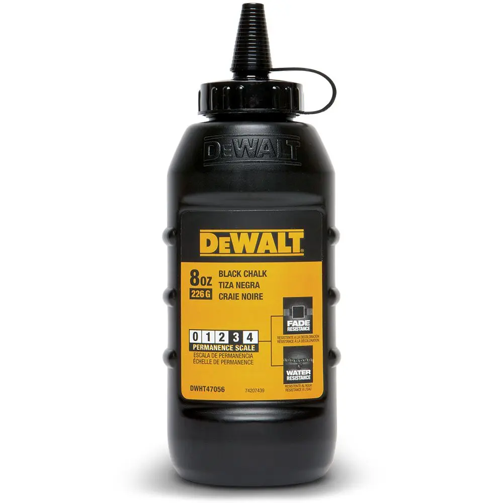 DEWALT 8Oz Black Chalk Refill DWHT47056L