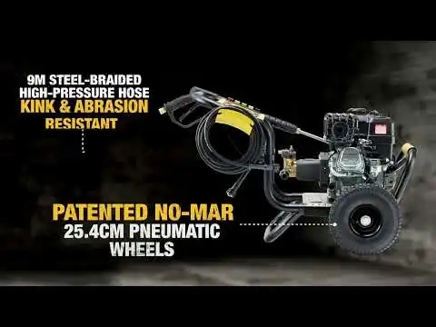 DEWALT 3500psi Petrol Pressure Washer with Turbo DXPW3500