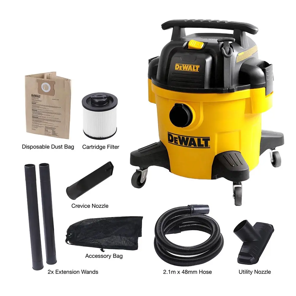 DEWALT 1150W 23L Polyurethane Wet/Dry Vacuum DXV23P