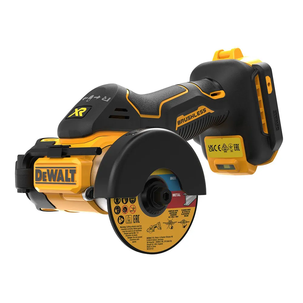 DEWALT 18V XR Brushless 75mm Cut Off Saw Skin DCS438N-XJ