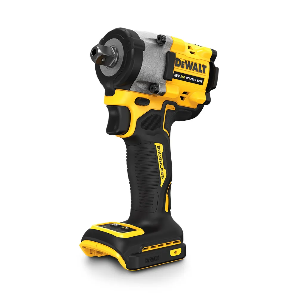 DEWALT 18V Brushless 2 x 5.0Ah 1/2" Compact Wrench Detent Pin Kit DCF922P2T-XE