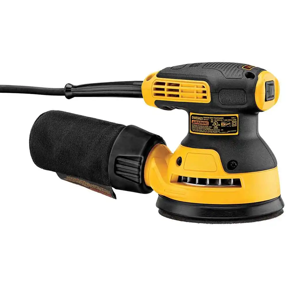 DEWALT 125mm 280W Random Orbit Palm Sander DWE6423-XE