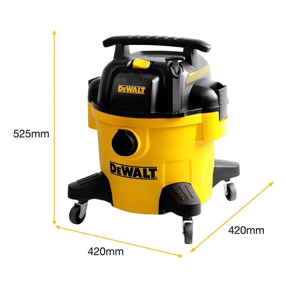 DEWALT 1150W 23L Polyurethane Wet/Dry Vacuum DXV23P