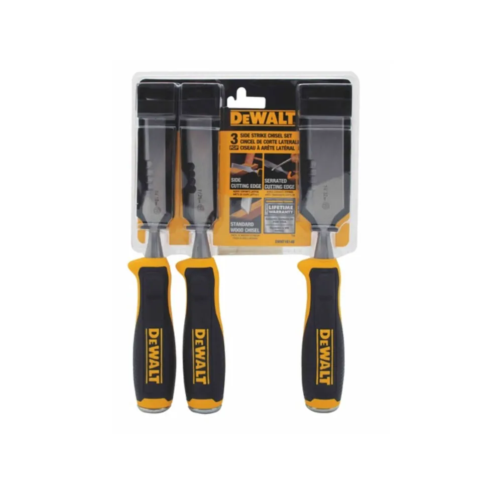 DEWALT 3pc Side Strike Wood Chisel Set DWHT16148