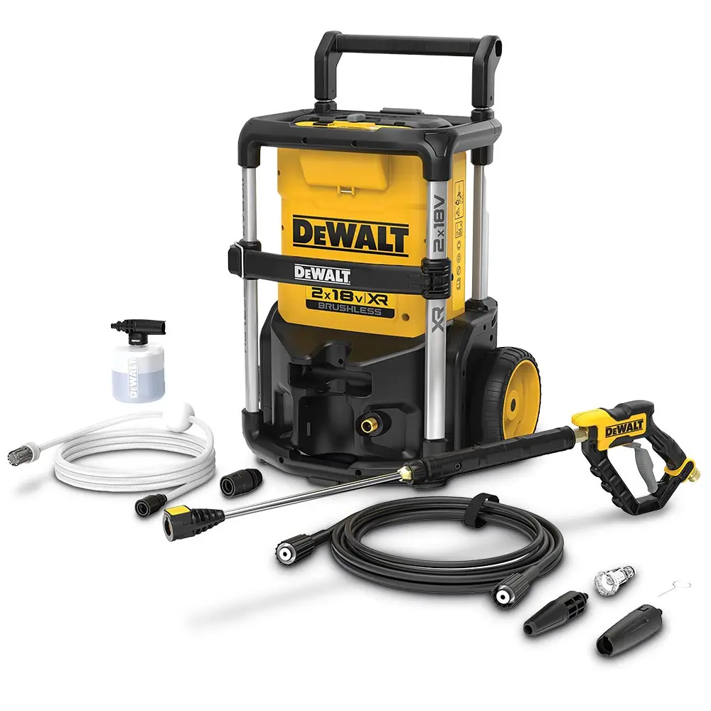 DEWALT 2 x 18V XR Brushless 1600PSI Pressure Washer Skin DCMPW1600N-XE