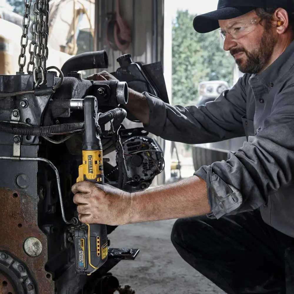 DEWALT 18V XR Brushless 3/8inch & 1/2inch Sealed Head Ratchet Wrench Skin DCF510N-XJ